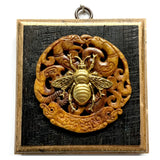 Bourbon Barrel Frame with Grande Bee on Jade