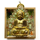 Acrylic Frame with Buddha on Earring / Slight Imperfections