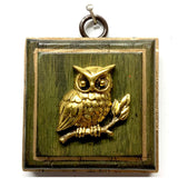 Painted Frame with Owl