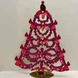 Czech Rhinestone Christmas Tree