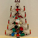 Czech Rhinestone Christmas Tree