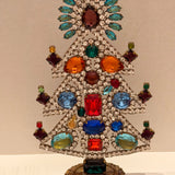Czech Rhinestone Christmas Tree