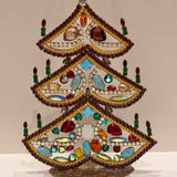 Czech Rhinestone Christmas Tree