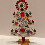 Czech Rhinestone Christmas Tree