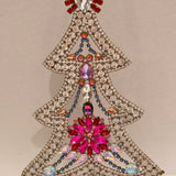 Czech Rhinestone Christmas Tree
