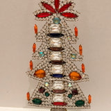 Czech Rhinestone Christmas Tree