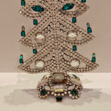 Czech Rhinestone Christmas Tree
