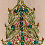 Czech Rhinestone Christmas Tree