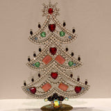 Czech Rhinestone Christmas Tree