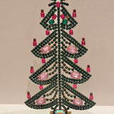 Czech Rhinestone Christmas Tree