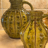 Fitch & McAndrew Large Green Appliqué Jug