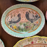 Amelia Tuttiett Birds with Flowers Platter