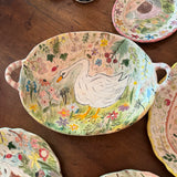 Amelia Tuttiett Swan Platter with Handles