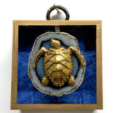 Acrylic Frame with Title on Agate / Slight Imperfections