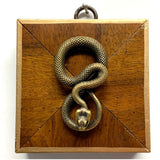 Wooden Frame with Snake