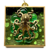 Acrylic Frame with Octopus on Beads / Slight Imperfections