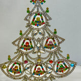 Czech Rhinestone Christmas Tree