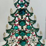 Czech Rhinestone Christmas Tree