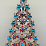 Czech Rhinestone Christmas Tree