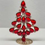 Czech Rhinestone Christmas Tree