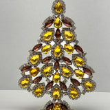 Czech Rhinestone Christmas Tree