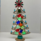 Czech Rhinestone Christmas Tree
