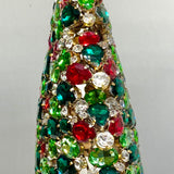 Czech Rhinestone Christmas Tree 3-D!