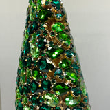 Czech Rhinestone Christmas Tree 3-D!