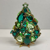 Czech Rhinestone Christmas Tree 3-D!