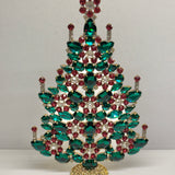 Czech Rhinestone Christmas Tree