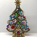 Czech Rhinestone Christmas Tree