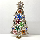 Czech Rhinestone Christmas Tree
