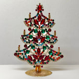 Czech Rhinestone Christmas Tree