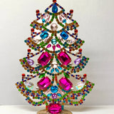 Czech Rhinestone Christmas Tree