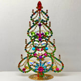 Czech Rhinestone Christmas Tree