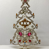 Czech Rhinestone Christmas Tree