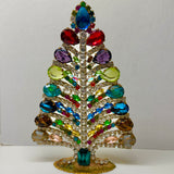 Czech Rhinestone Christmas Tree