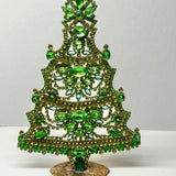 Czech Rhinestone Christmas Tree