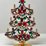 Czech Rhinestone Christmas Tree