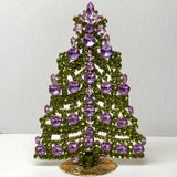 Czech Rhinestone Christmas Tree