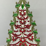 Czech Rhinestone Christmas Tree