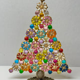 Czech Rhinestone Christmas Tree