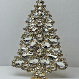 Czech Rhinestone Christmas Tree