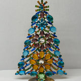Czech Rhinestone Christmas Tree