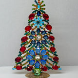 Czech Rhinestone Christmas Tree