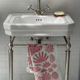 Red Shell Cabinet Jacquard Tea Towel