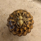 Wooden Sphere with Grande Bee