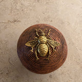 Wooden Sphere with Grande Bee