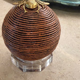 Wooden Sphere with Grande Bee