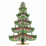 Czech Rhinestone Christmas Tree
